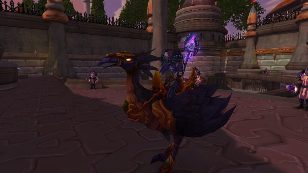 Undead Warlock in Dalaran
